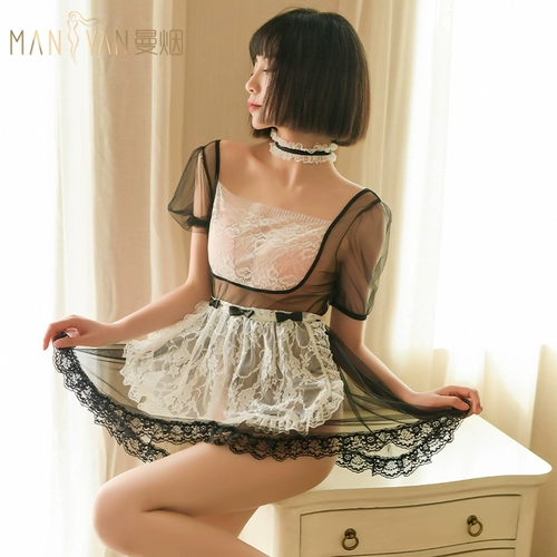 Сексуальное нижнее белье, пижама, униформа, комплект, большой размер