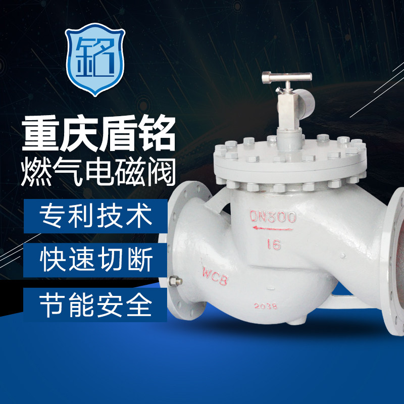 Gas solenoid valve gas emergency cut solenoid valve cast steel flange explosion-proof solenoid valve 0-0 1MPa