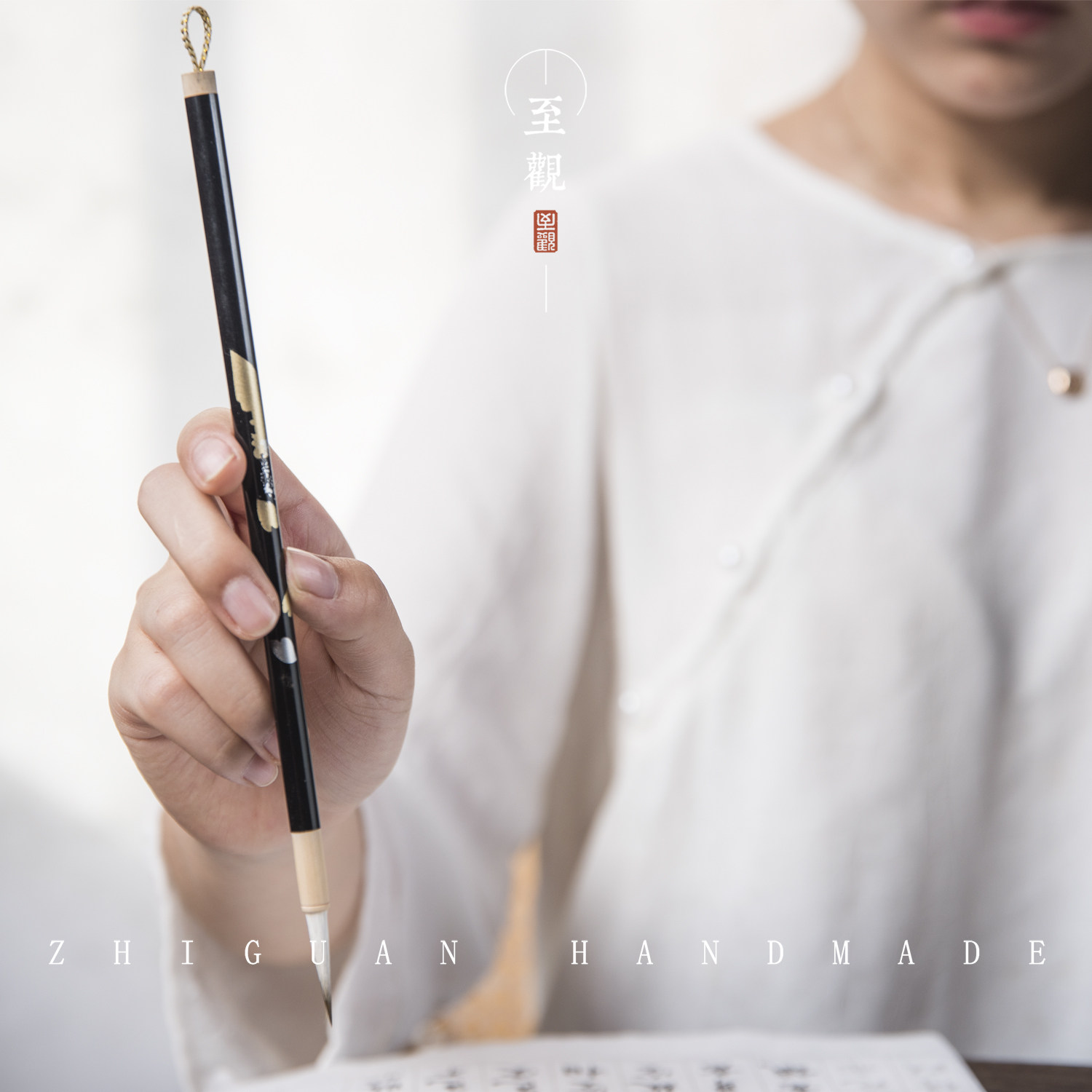 Tie brush - drawn brush - line pen - line brush - line pen and skinny brush