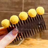 6#желтый круглый бархат