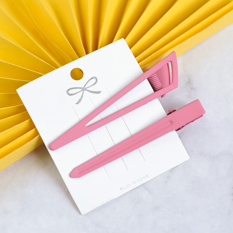 images 5:Simple hair clip broken hair clip head decorated with hair top clip a word clip Liu Haika duck mouth clip girl