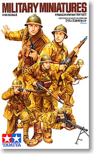 Spot Tamiya assembled soldier model 35288 1 35 French infantry 5-person group