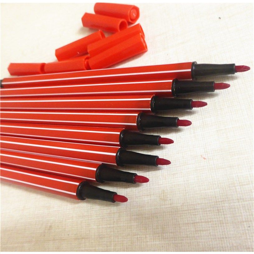 Children's red water color pen single branch batch of water washable waterborne kindergarten elementary school students fine art painting paintbrush