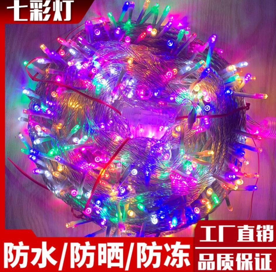 led star moon small colored lights flashing lights string full of stars curtain lights star lights room bedroom decoration arrangement
