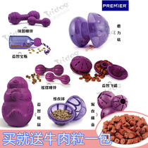 American petsafe imported leaking educational toys natural rubber pet dog toys bite-resistant teething toys