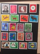 Foreign Stamps West German Federal German Engravings Animal Fairytales 1966 All year round tickets full 88 registered