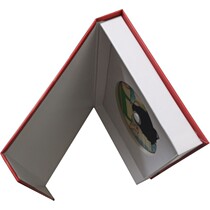 A4 size disc box custom DVD packaging CD disc box large space shell software training U disk box custom