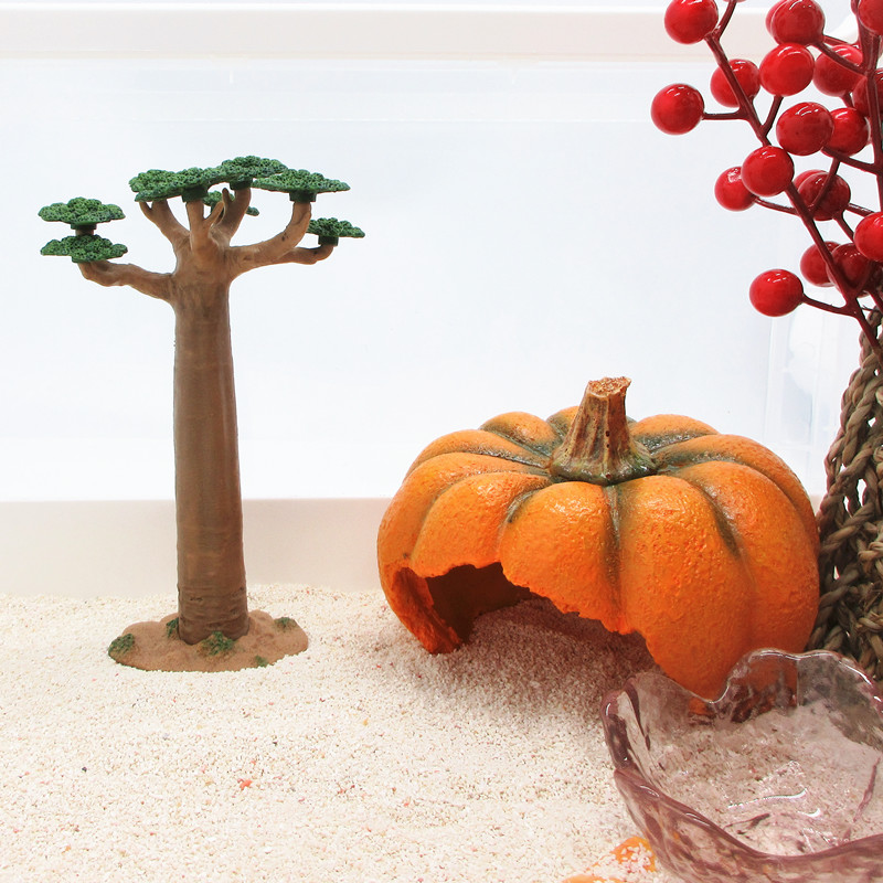 (large number of resin harbors) sustentats for crab luxurious shelter from the house Cave Pet Rearing box Decorative Vat-made View Supplies