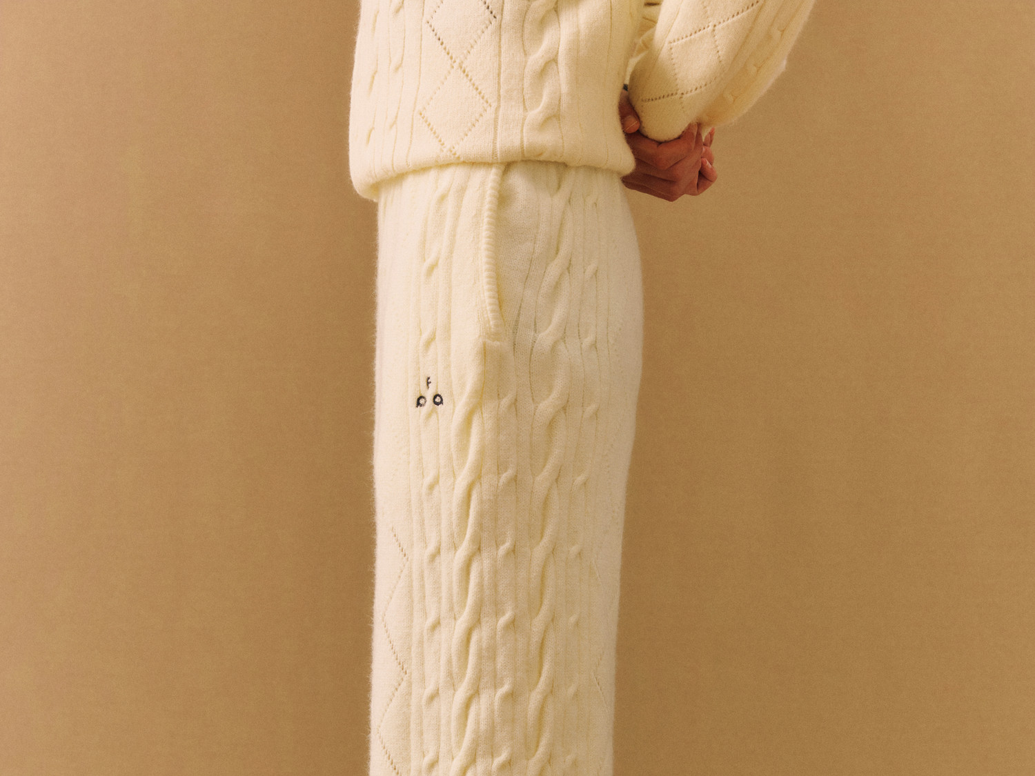 FPA Straight-Leg Cable-Knit Pants