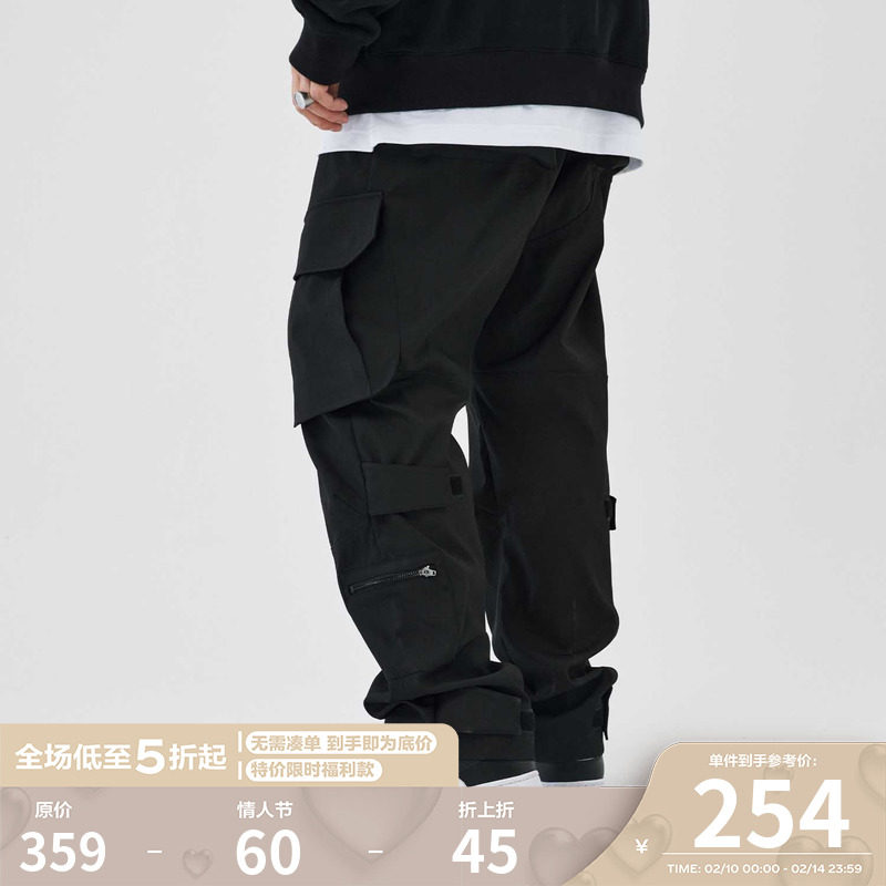 FPA (VENGETICE) Functional Pocket Conditioning Long Pants National Tide Card Hip-hop Loose Function Tooling Long Pants Men 