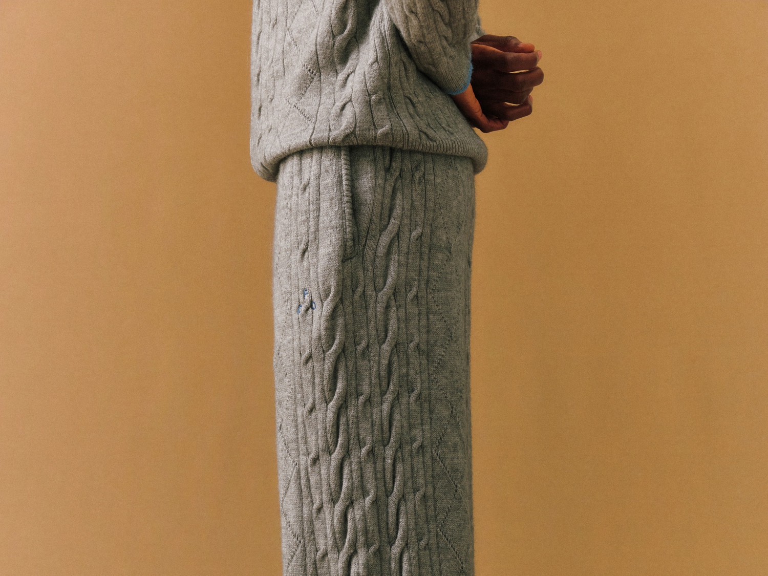 FPA Straight-Leg Cable-Knit Pants