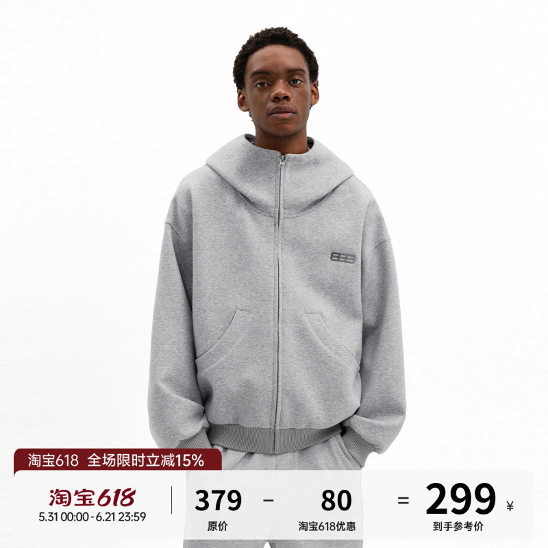 Fpa Phantom 8 Cardigan Air Layer Hooded Sweatshirt Jacket American Loose Design National Trend Brand Trendy Hoodie