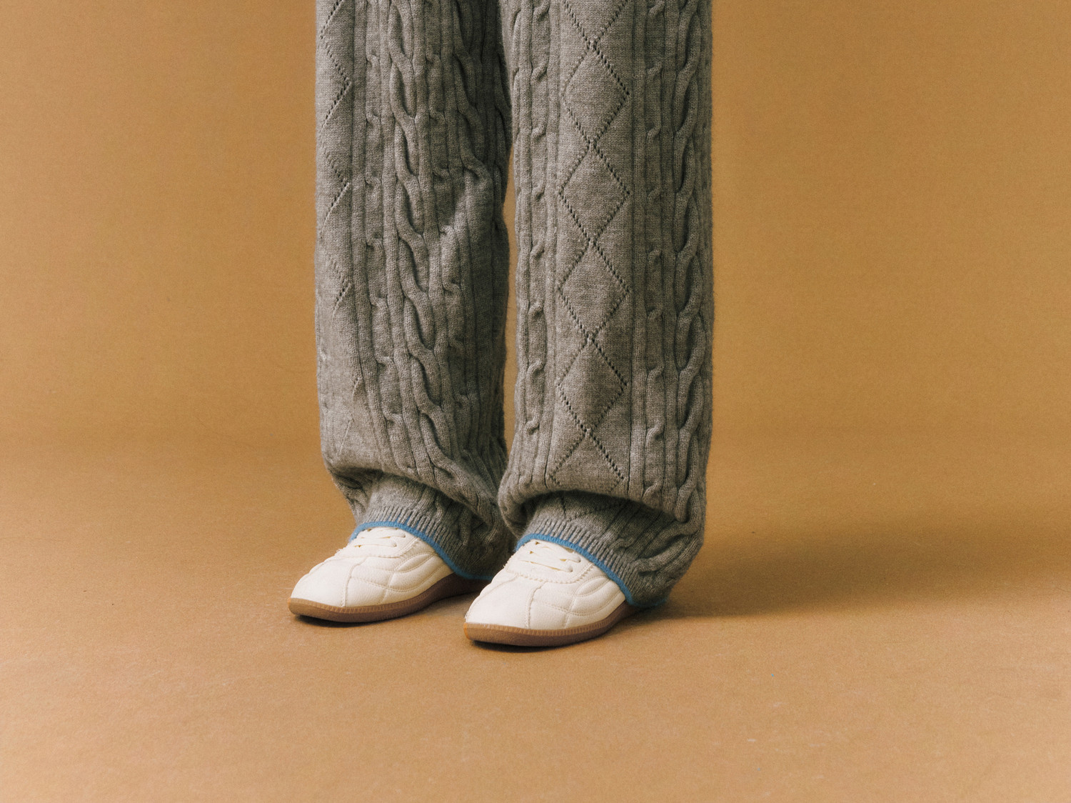 FPA Straight-Leg Cable-Knit Pants