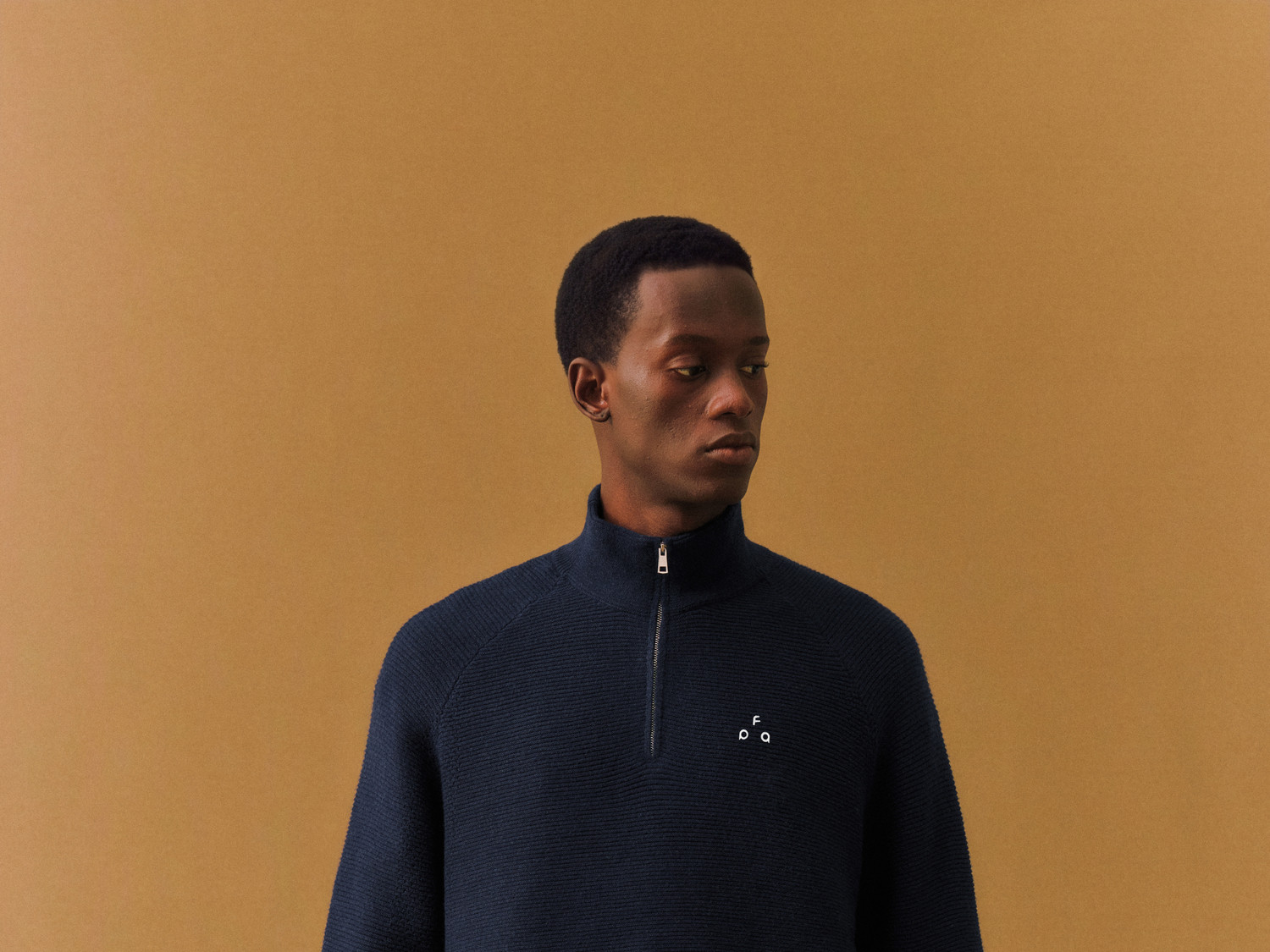 FPA Openwork High-Neck Pullover Sweater