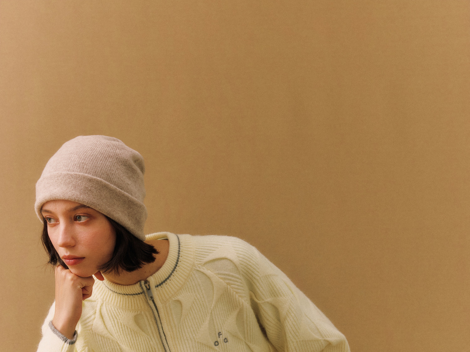 FPA Cable-Knit Zip-Up Sweater