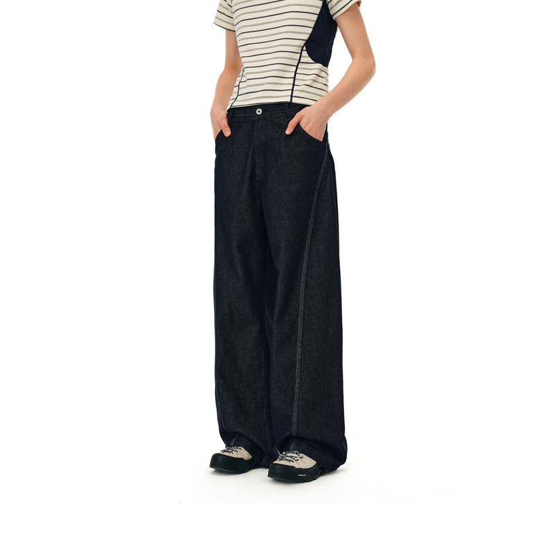 Fpa Outdoor Original Color Denim Straight-Leg Pants, National Trendy Brand Basic Loose Straight-Leg Casual Jeans Fpa Outdoor Original Color Denim Straight-Leg Pants, National Trendy Brand Basic Loose Straight-Leg Casual Jeans
