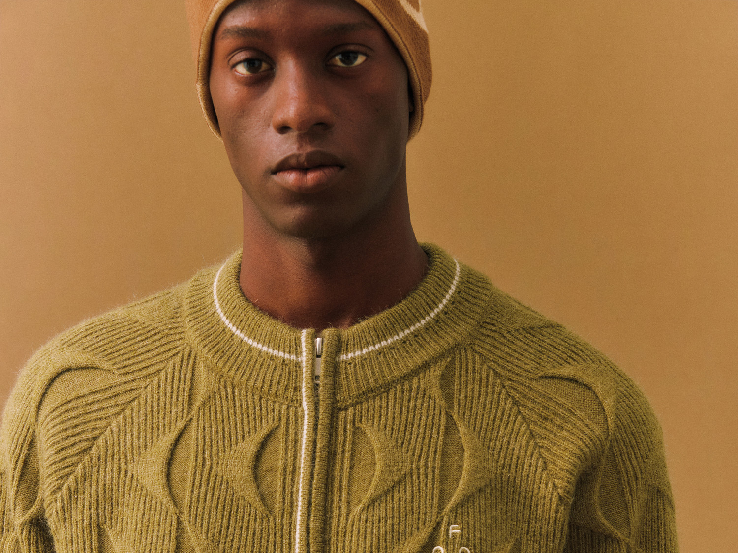 FPA Cable-Knit Zip-Up Sweater