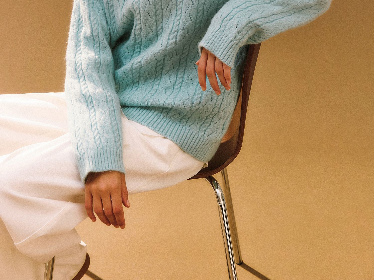 FPA Half-Zip Cable-Knit Sweater
