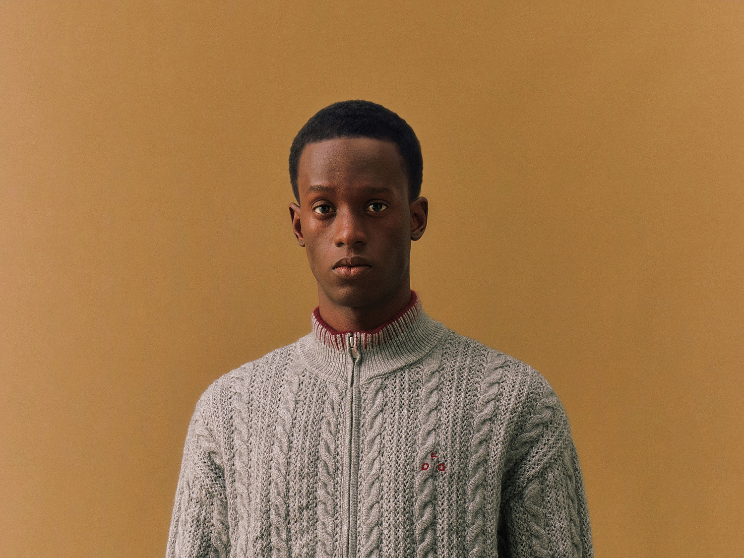 FPA Cable-Knit Color-Block Cardigan