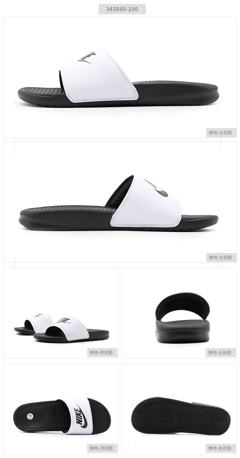 Dép Nike nam mùa hè mới đích thực xu hướng thể thao dép đế mềm và dép lê Velcro dép nam kéo - Dép thể thao dép lào