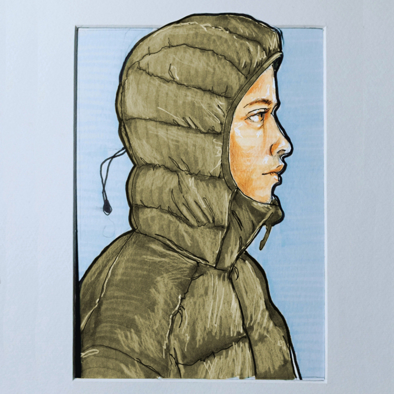 Deconstructed Weight Functional Shell Puffer Ultra-Light Hooded down Jacket