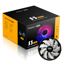 Peninsula iron box S3 colorful version desktop computer CPU cooling fan Intel AMD air-cooled mute