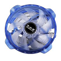 Big Buffalo radiator (BUBALUS) bipolar wind Q8II 12CM fan LED light radiator