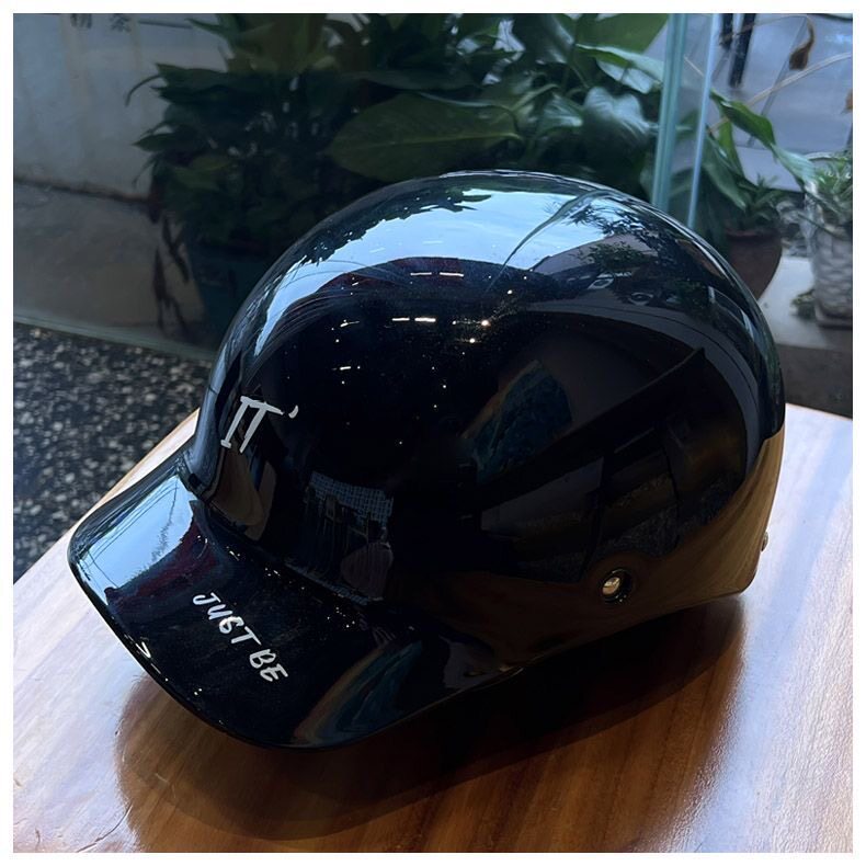 New C-Certified Electric Vehicle Sun Protection Helmet, Duckbill Cap, Half Helmet, Unisex Motorcycle and Electric Scooter Safety Helmet