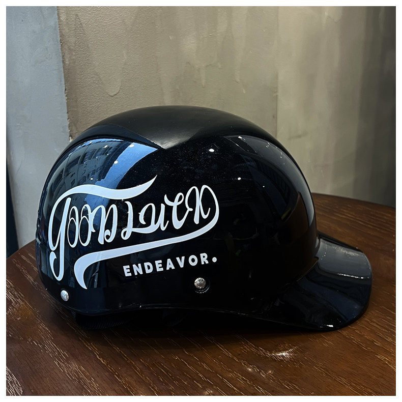 Retro Duckbill Helmet for Electric Vehicles, Motorcycles, and Motorbikes, C-Certified, Sun Protection, Unisex, Trendy, Summer Half Helmet, Safety Helmet