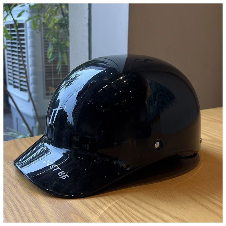 New C-Certified Electric Vehicle Sun Protection Helmet, Duckbill Cap, Half Helmet, Unisex Motorcycle and Electric Scooter Safety Helmet
