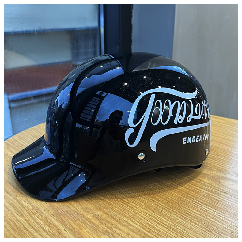 Retro Duckbill Helmet for Electric Vehicles, Motorcycles, and Motorbikes, C-Certified, Sun Protection, Unisex, Trendy, Summer Half Helmet, Safety Helmet