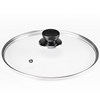 Original Universal Pot Lid for Home Use, Tempered Glass 32cm Wok Lid 30/28/26 Transparent High-Temperature Resistant Cooking Lid