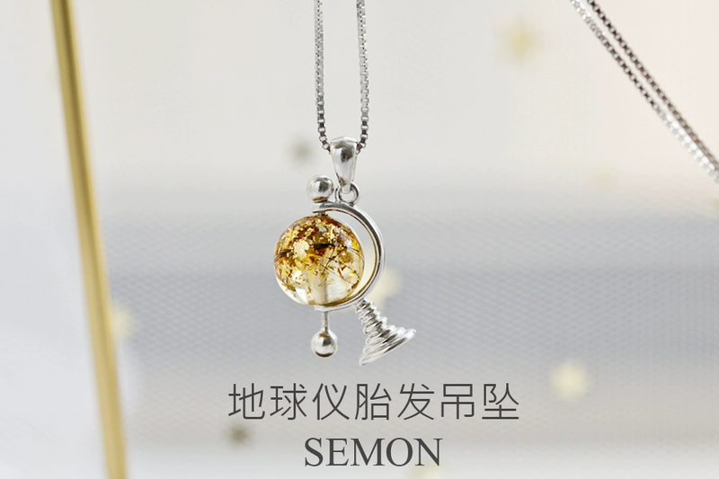 Baby baby tóc lưu trữ bộ sưu tập lưu niệm tự làm vòng cổ tự làm 925 sterling bạc bé tóc mặt dây chuyền chất liệu - Quà lưu niệm cho bé / Sản phẩm cá nhân