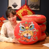 Подушка, кукла, плюшевый талисман, игрушка, китайский гороскоп, талисман года, подарок на день рождения, делается под заказ, с печатью вашего логотипа