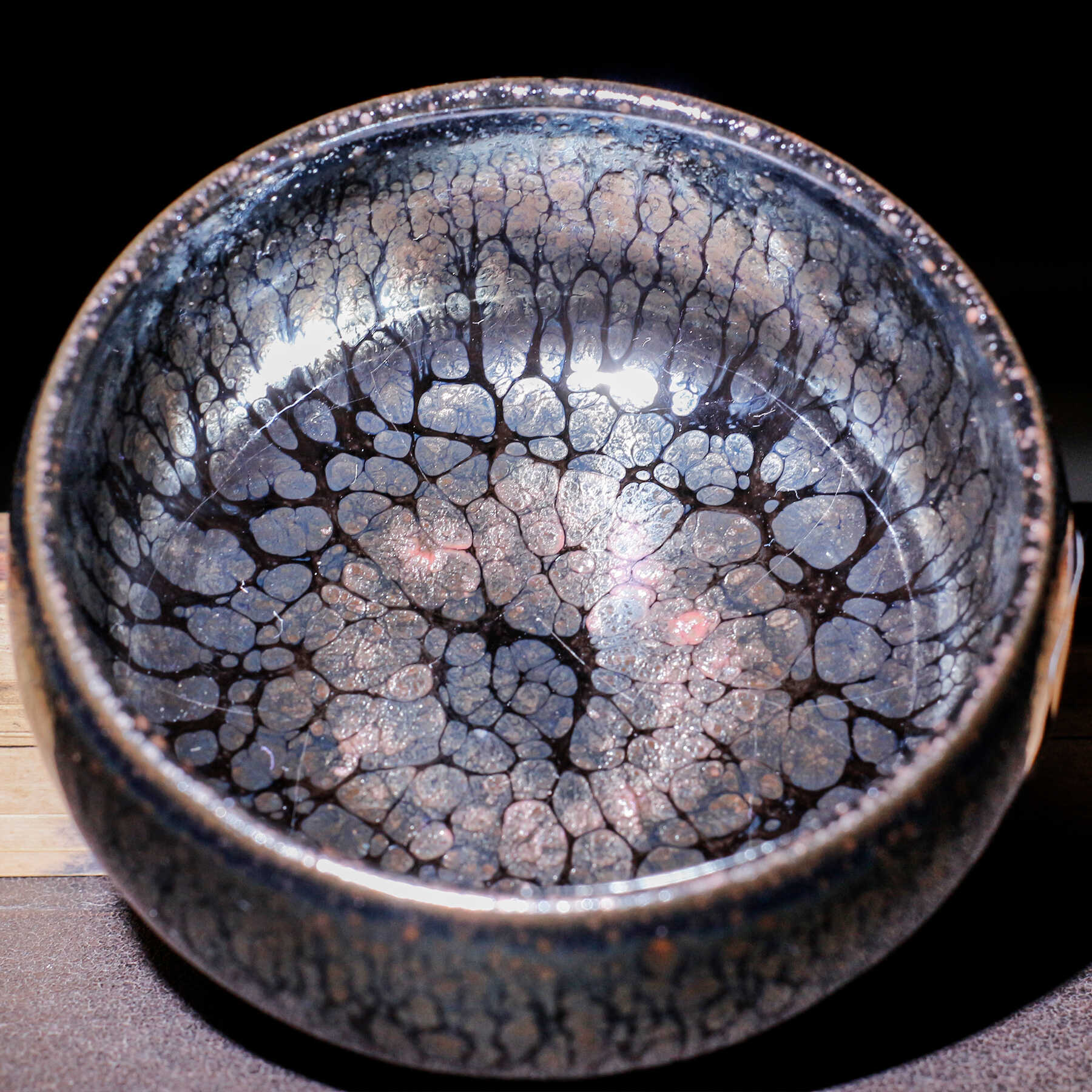 Intangible cultural heritage iron tire ceramic Jianyang Jianzhan Kung Fu tea cup