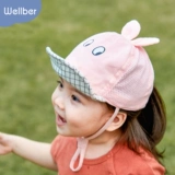 Детская летняя шапка, тонкая кепка, детская шапочка, солнцезащитная шляпа, защита от солнца