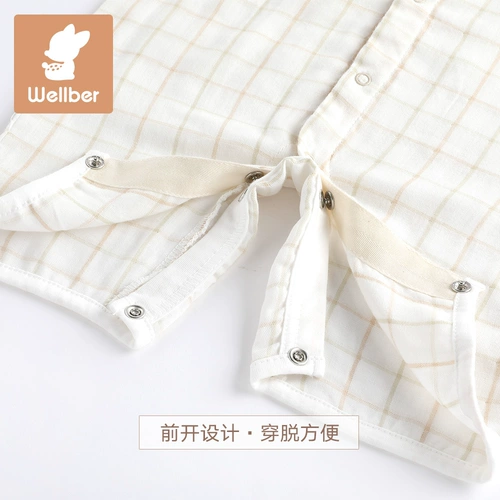 Детское марлевое боди для раннего возраста, короткий рукав