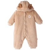 Детское демисезонное боди, термобелье, коралловый детский стеганый комбинезон для мальчиков, увеличенная толщина