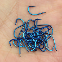 30 thorn-pointed blue fishing hooks Izu Iseni New Kanto Japan imported crucian carp hooks with barbed sleeves