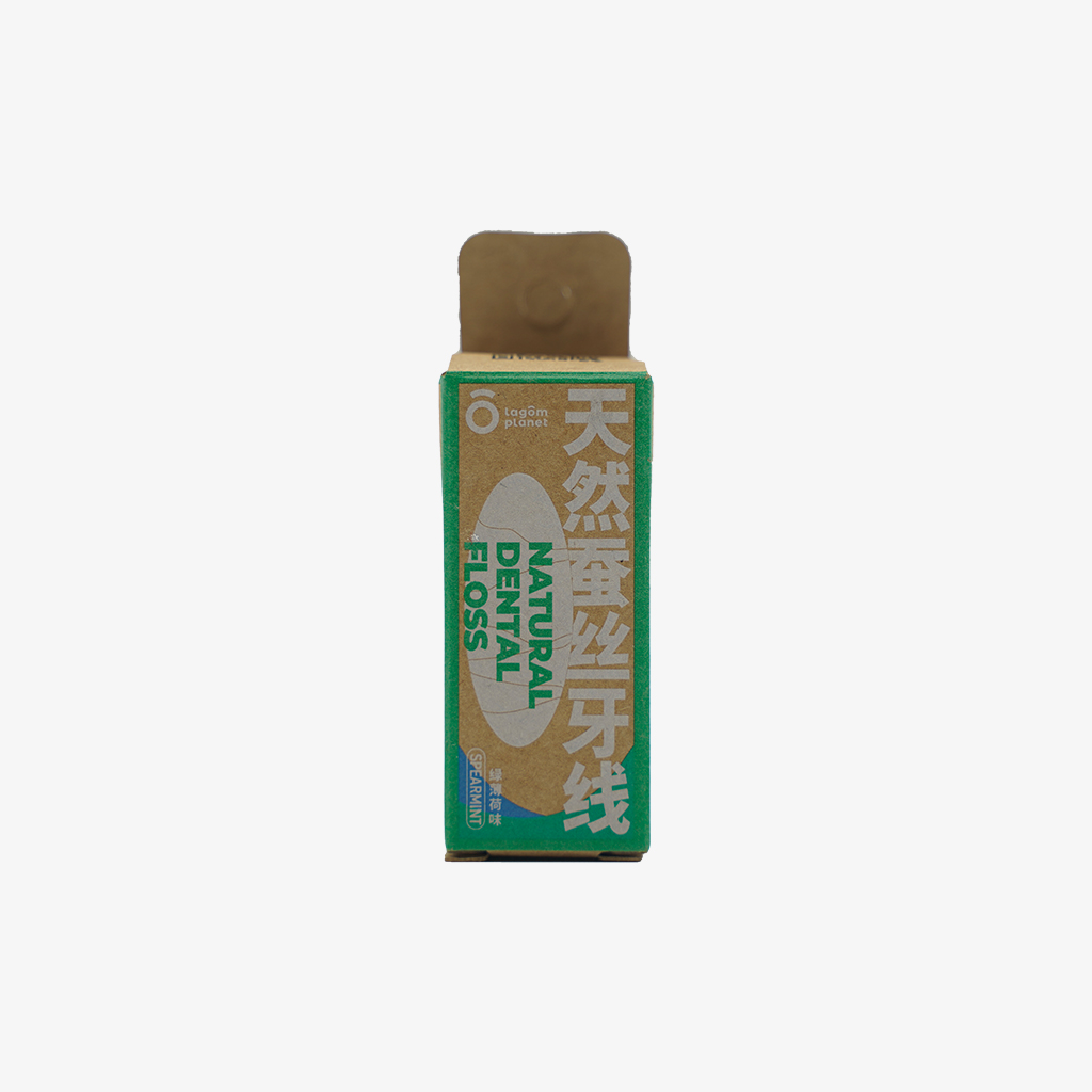 Lagom Planet natural silk mint floss dental floss stick eco-friendly Natural Dental Floss