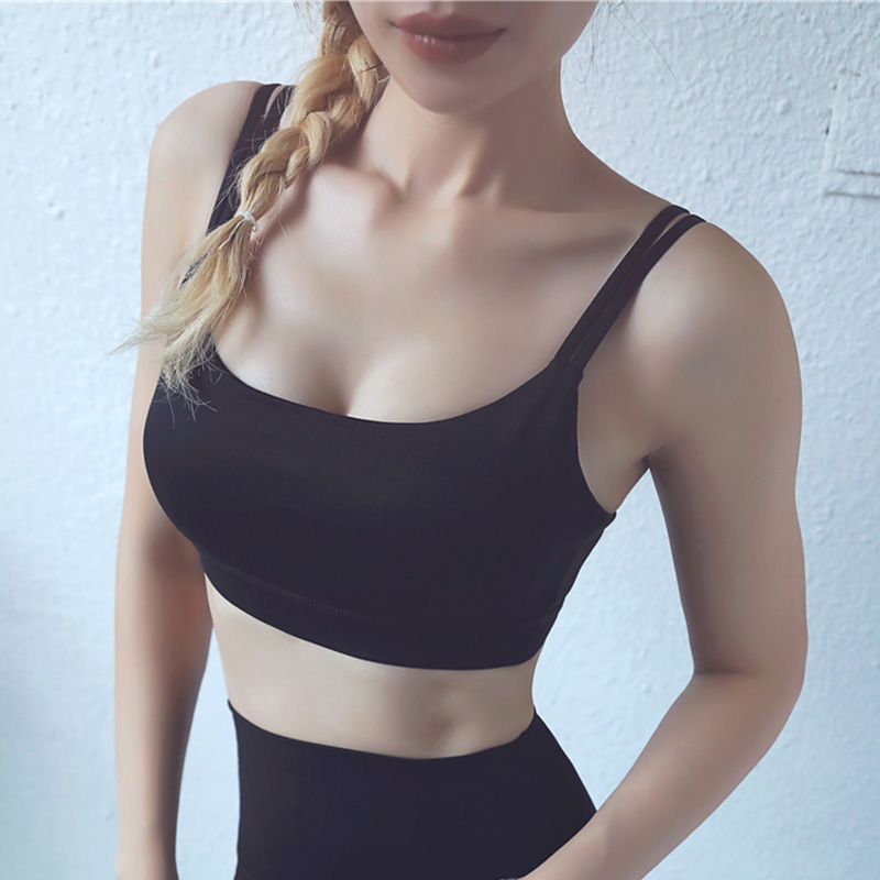 đồ lót thể thao womens chống sốc chạy yoga chống võng loại mỏng có mùa hè vòng thép tụ tập vest theo phong cách vẻ đẹp không có dấu ngoặc.