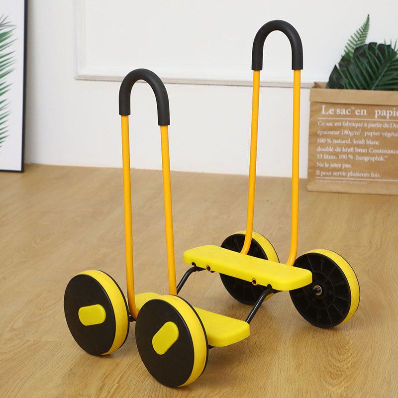 Feeling Integrated Training Equipment Balance Trampling Car Kindergarten Toy Children Pedaling Four-wheel Balance Car Feel Integrated Training