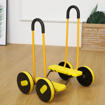 Sensation training equipment balance pedaling bicycle kindergarten toys childrens foot pedal four-wheel balance car sensory integration training