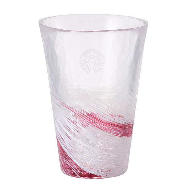 No Taiwan Starbucks 300ml Cherry Blossom Season Glass Cup