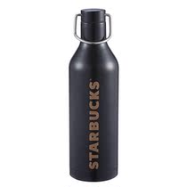 Not Taiwan Starbucks 16oz Longmen limited black Brand letter stainless steel kettle