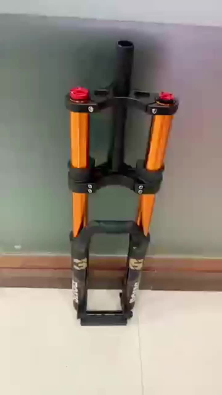 ダブルクラウンサスペンションエアコイルスプリングダウンヒルAM