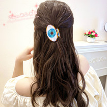 Hong Kong Fashion Personality Eye Catch shark clip Rear Brain Spoon Hairpin Hair Clip Temperament Delicate Hairpin Ear Ornament Female