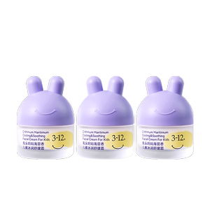 兔头妈妈儿童面霜夏季润肤乳10g*3