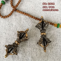Nepal pure copper five-strand Vajra Pestle can be repaired with five-strand pestle pendant karma pestle pendant body pendant