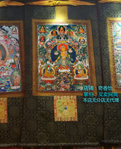 Maitreya Buddha Bodhisattva Thangka Mineral pigment micro-spray cloth core Thangka Qiang Ba Buddha height about 140cm does not fade HD